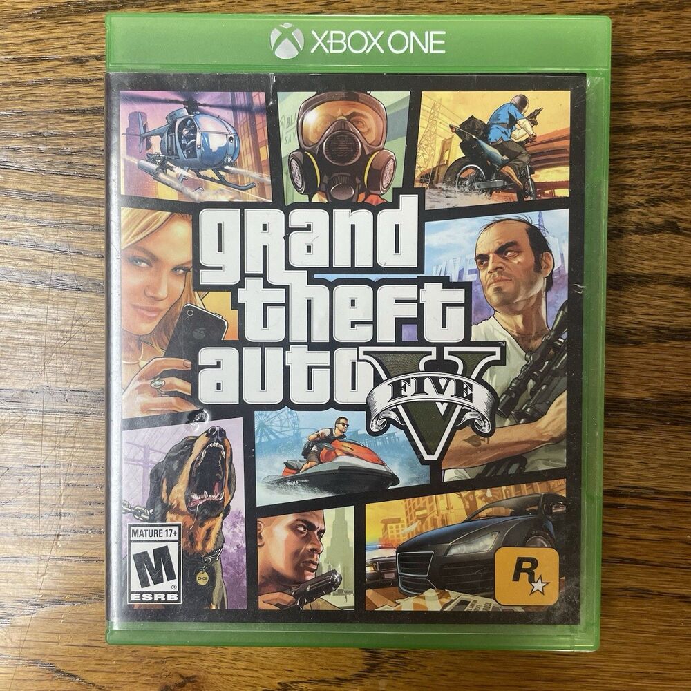 Grand Theft Auto V (Microsoft Xbox One) CIB w/Map & Manual Tested Working.